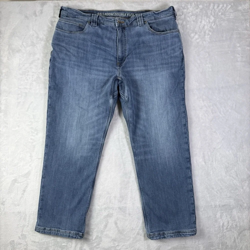 Duluth Trading Co Flannel Lined Jeans Men's‎ 40x30 Ballroom Double Flex Outdoor